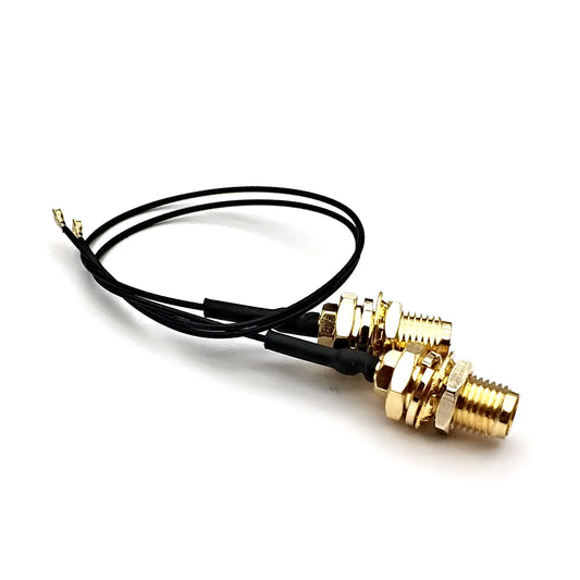ICQURBT Connector Antenna WiFi Pigtail SMA Female to IPX Extension Cable